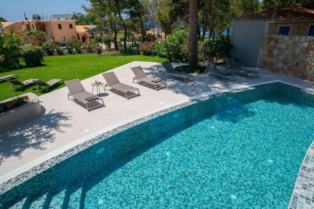Seashell Luxury Residence - Studio 1 Lixouri Bagian luar foto